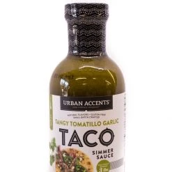 Urban Accents: Tangy Tomatillo Garlic Taco Simmer Sauce