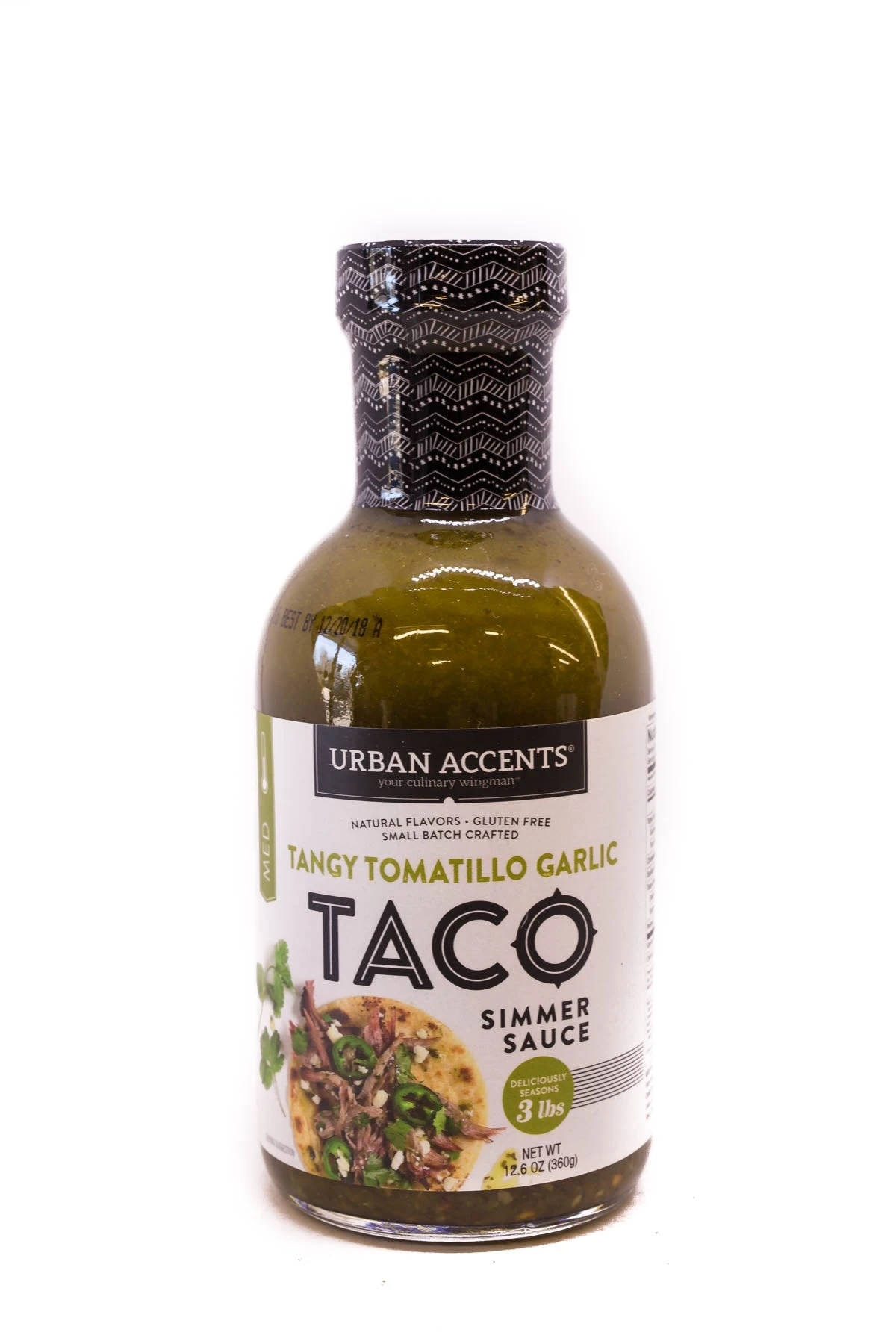 Urban Accents: Tangy Tomatillo Garlic Taco Simmer Sauce 1 Urban Accents: Tangy Tomatillo Garlic Taco Simmer Sauce