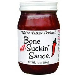 Shop All Sauces Bone Suckin' Sauce, Hot, 16 Oz.