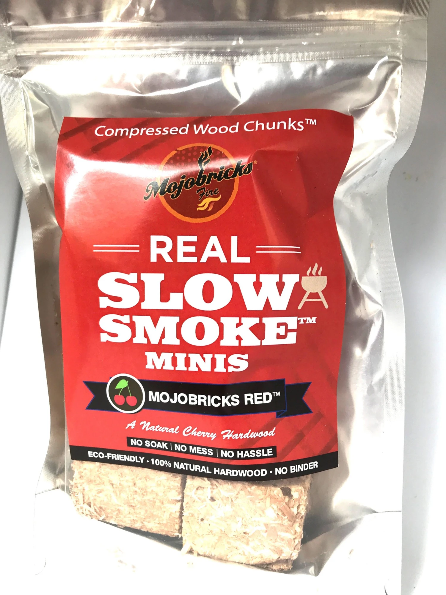 Mojobricks Red (Cherry) Minis (8 Use Pack) Wood Chunks & Wood Chips 1 Mojobricks Red (Cherry) Minis (8 Use Pack) Wood Chunks & Wood Chips
