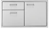 Delta Heat Door + Two Drawer Combo