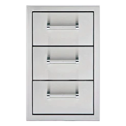 13" Delta Heat Triple Storage Drawers