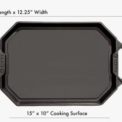 Finex Cast Iron Double Burner Griddle