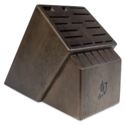 Shun Knives Shun 22-Slot Walnut Stained Block