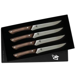 Shun Knives Shop All Knives Shun Shima Natural 4-Piece Steak Knife Set