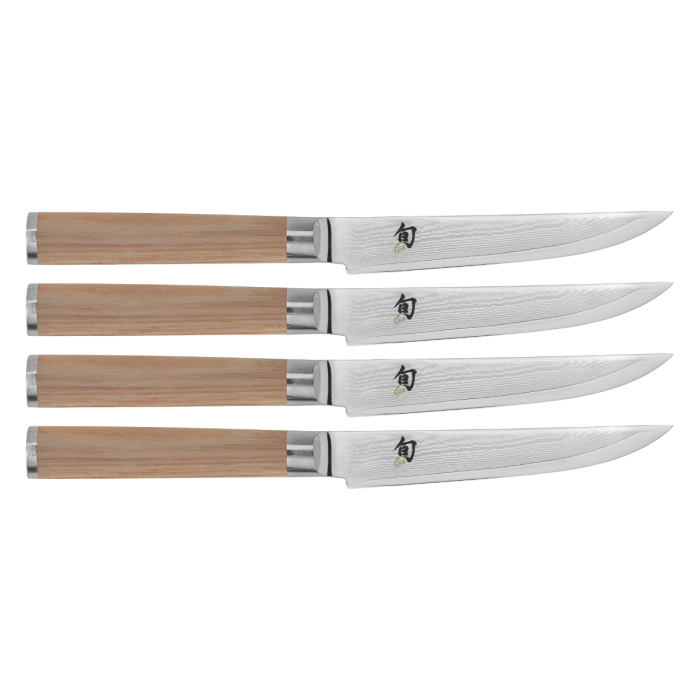 Shun Knives Shun Classic Blonde 4-Piece Steak Knife Set Shop All Knives 1 Shun Knives Shun Classic Blonde 4-Piece Steak Knife Set Shop All Knives