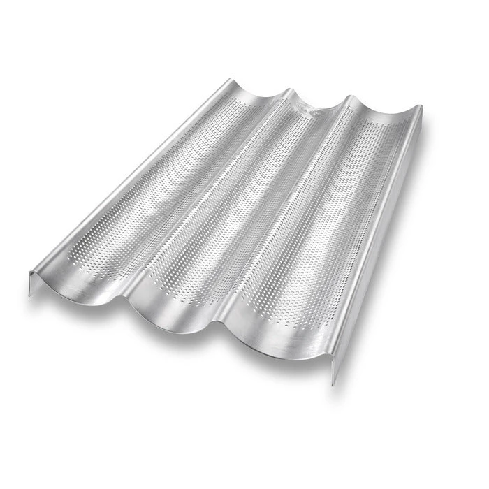 USA PAN French Baguette Pan - 3 Loaves Baking & Cooking Sheets 1 USA PAN French Baguette Pan - 3 Loaves Baking & Cooking Sheets