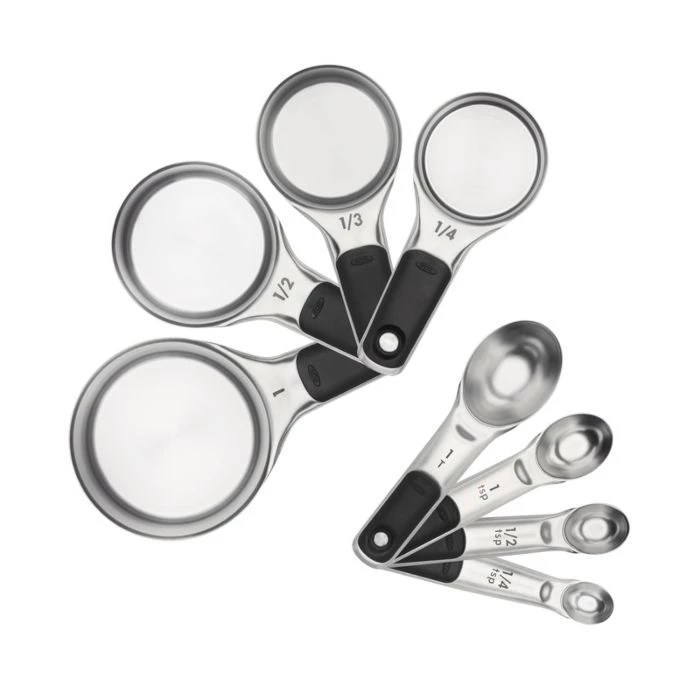 Measuring Tools OXO Stainless Steel Measuring Cups & Spoons Set 1 Measuring Tools OXO Stainless Steel Measuring Cups & Spoons Set