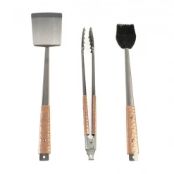 BBQ Utensils Charcoal Companion Copper Handle 3PC Tool Set