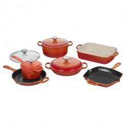 Le Creuset 10-Piece Cast Iron Set Frying Pans & Skillets 6 Le Creuset 10-Piece Cast Iron Set Frying Pans & Skillets