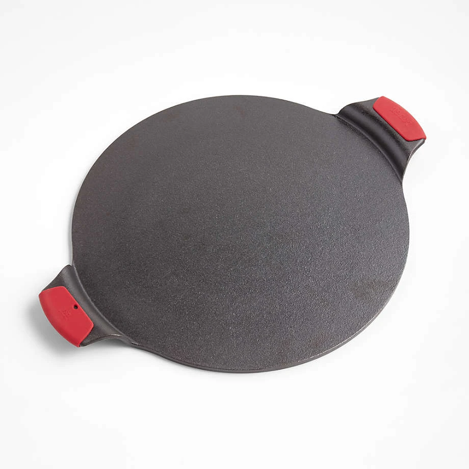Lodge Cast Iron Frying Pans & Skillets Lodge 15" Pizza Pan W/ Silicone Grip Lodge Cast Iron Frying Pans & Skillets Lodge 15" Pizza Pan W/ Silicone Grip