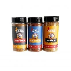 Atlanta Grill Company/ Man Cave Meals: 3-Rub Set Atlanta Grill Co Rubs
