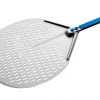 GI Metal Azzurra 12" Round Perforated Pizza Peel