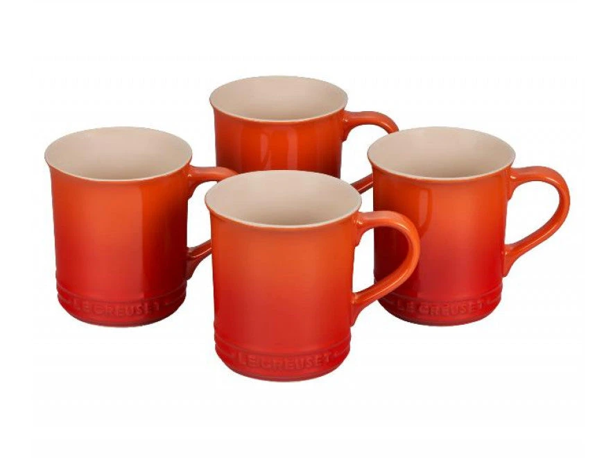 Le Creuset Seattle 400 Ml. Mugs, Set Of 4 6 Le Creuset Seattle 400 Ml. Mugs, Set Of 4