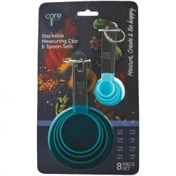 Measuring Tools Core Kitchen 8pc Measuring Cup & Spoon Set 3 Measuring Tools Core Kitchen 8pc Measuring Cup & Spoon Set