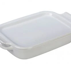 Le Creuset Rectangular Dish W/Platter Lid Baking Dishes 11 Le Creuset Rectangular Dish W/Platter Lid Baking Dishes