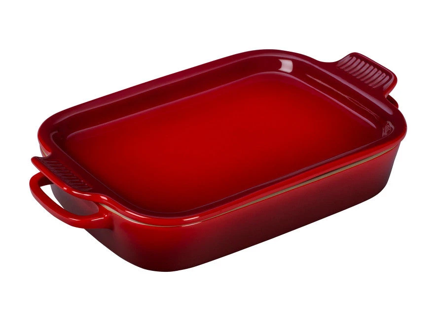 Le Creuset Rectangular Dish W/Platter Lid Baking Dishes 4 Le Creuset Rectangular Dish W/Platter Lid Baking Dishes