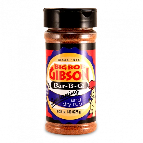Shop All Rubs Big Bob Gibson Seasoning & Dry Rub 6.35oz. Shop All Rubs Big Bob Gibson Seasoning & Dry Rub 6.35oz.