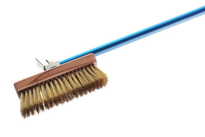 Pizza Accessories GI Metal 47" Oven Brush W/ Rotating Brass Bristle Head 1 Pizza Accessories GI Metal 47" Oven Brush W/ Rotating Brass Bristle Head