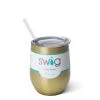 Swig Life Gold 12oz Stemless Wine Cup