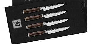 Shun Knives Shun Premier 4-Piece Steak Knife Set Shop All Knives 1 Shun Knives Shun Premier 4-Piece Steak Knife Set Shop All Knives