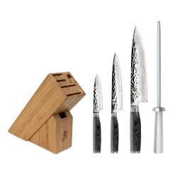 Shun Knives Shun Premier Grey 5-Piece Starter Block Set