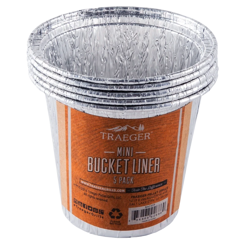 Traeger Disposable Drip Bucket Liners - 5pk Grill Parts 1 Traeger Disposable Drip Bucket Liners - 5pk Grill Parts